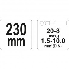 YATO Cleste de sertizare pentru conectori 1,5-10mm..